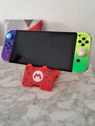 soporte consola super mario bros switch