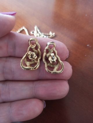Colgante+pendientes vintage