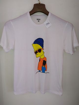 Maglia manica corta t-shirt Bart Simpson Unisex