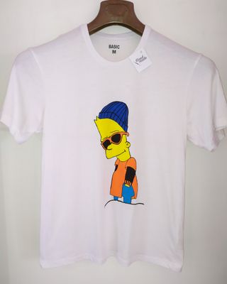 Maglia manica corta t-shirt Bart Simpson Unisex