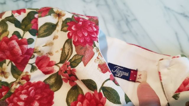 Vestido niña manga corta Tizzas talla 5-6