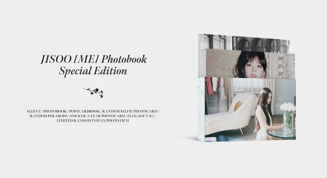 JISOO BlackPink [ME] PHOTOBOOK [EDIÇÃO ESPECIAL]