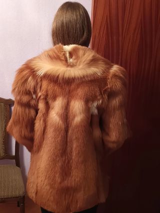 Chaquetón de piel de zorro