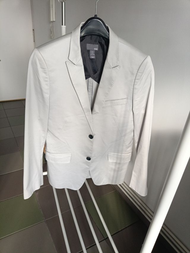 Americana gris claro H&M