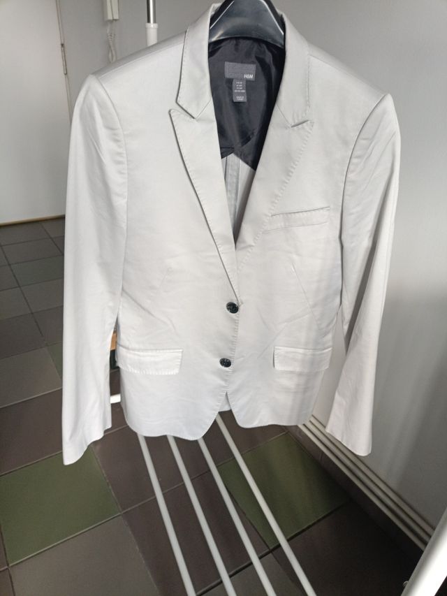 Americana gris claro H&M