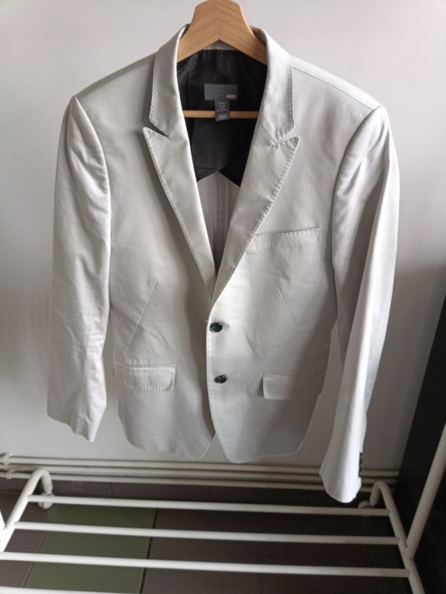 Americana gris claro H&M