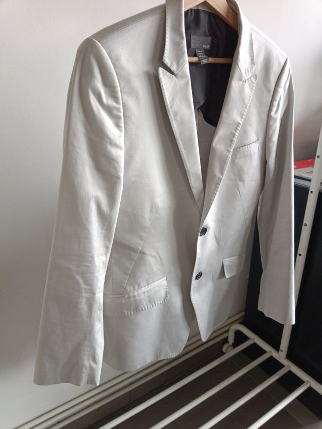 Americana gris claro H&M