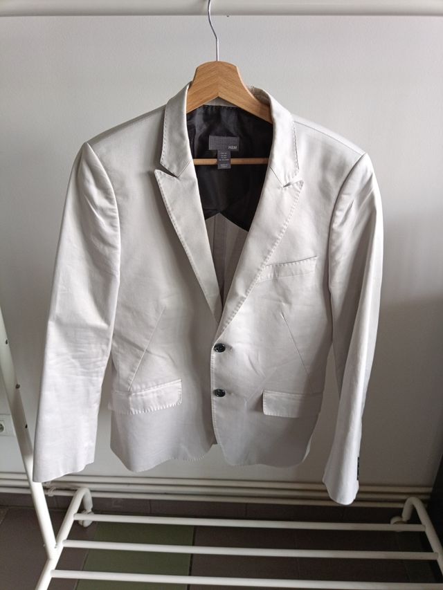 Americana gris claro H&M