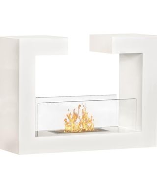 Estructura para chimenea,chinea bioetanol metal