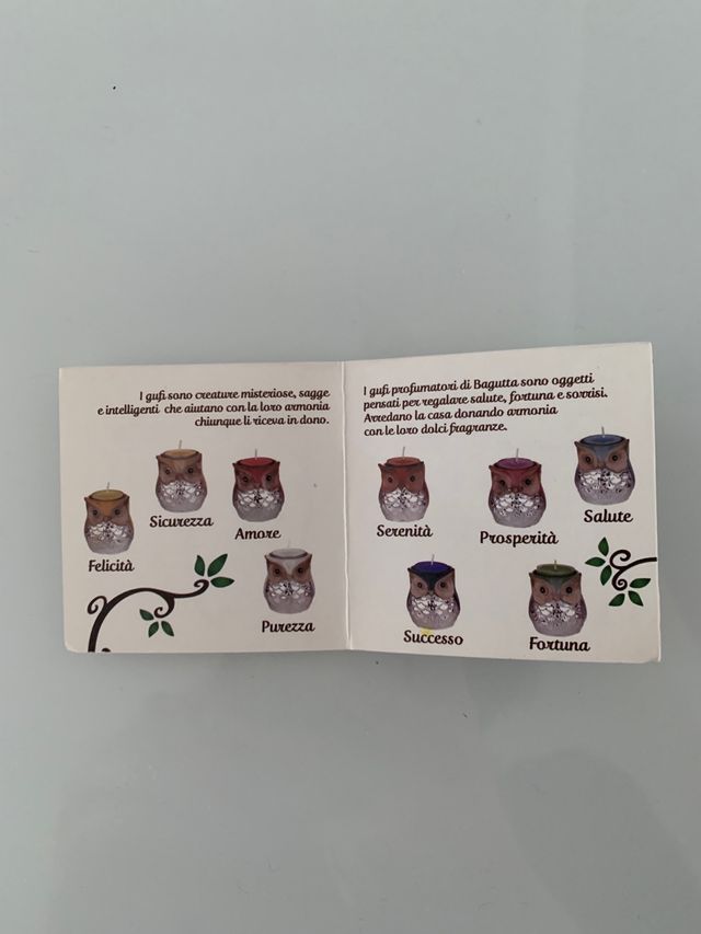 Gufetto portacandela bagutta