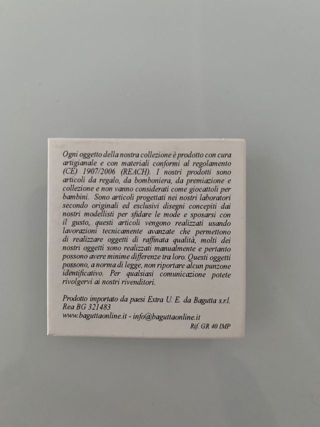 Gufetto portacandela bagutta