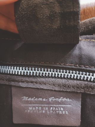Precioso bolso Madame Folfon, piel .
