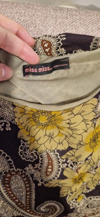 Blusa gasa estampada