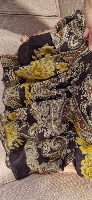 Blusa gasa estampada