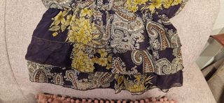 Blusa gasa estampada