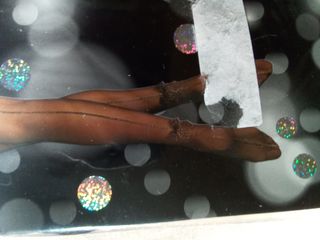 Collant nero da sera