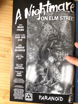 Comic pesadilla en Elm Street