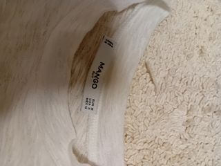 Blusa blanca Mango M