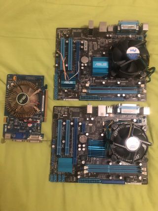 Ordenador Pc varias placas ASUS P5g41t-mlx LGA 775