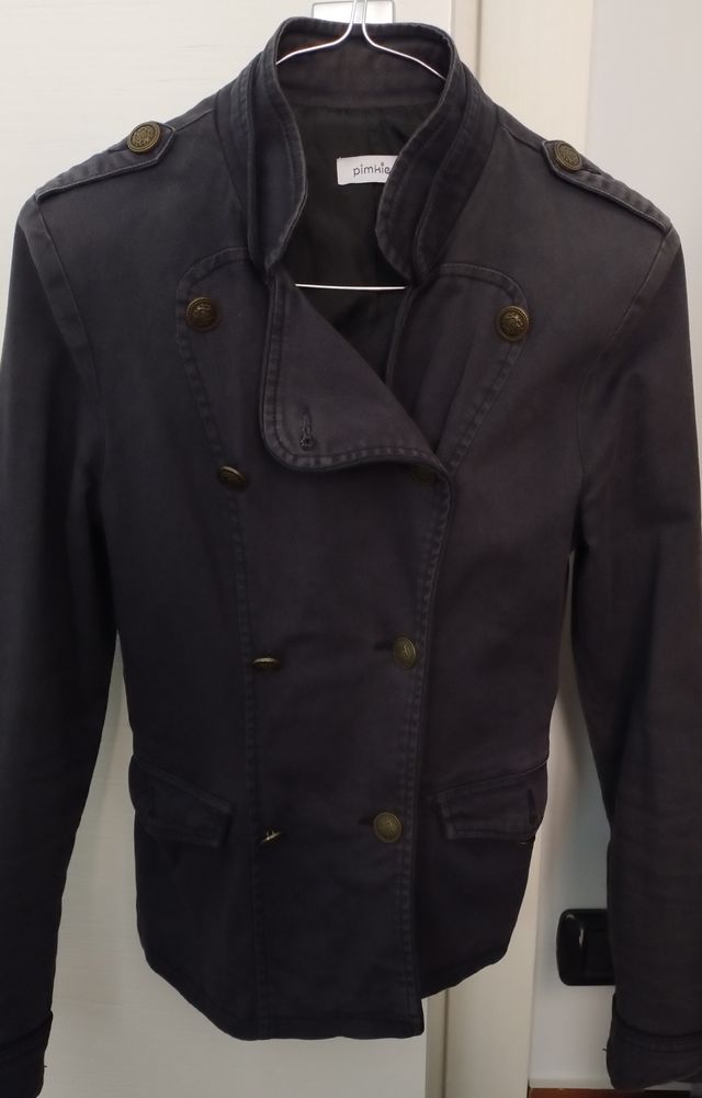 GIACCA DONNA MODELLO MILITARE BLU