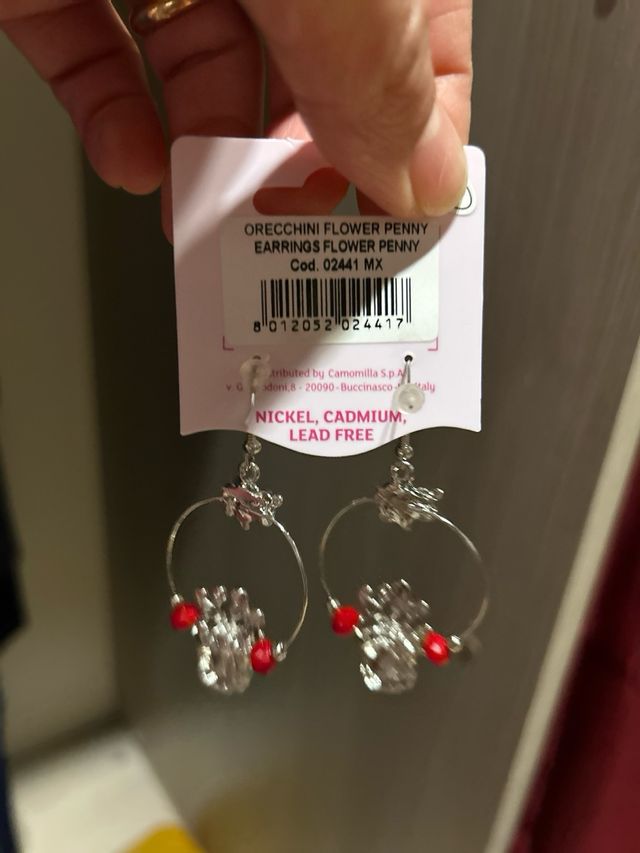 Camomilla milano orecchini nuovi 