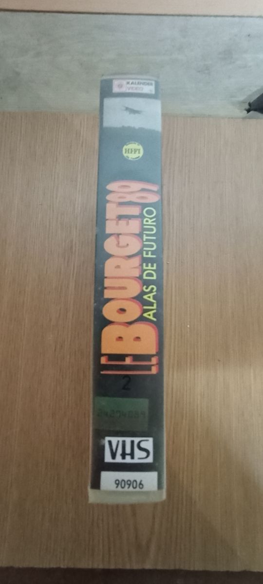 DOCUMENTAL EN VHS  LE BOURGET PARIS 1989 ALAS DEL