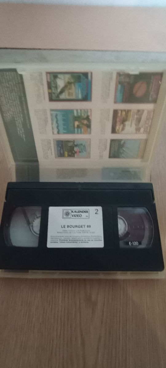 DOCUMENTAL EN VHS  LE BOURGET PARIS 1989 ALAS DEL
