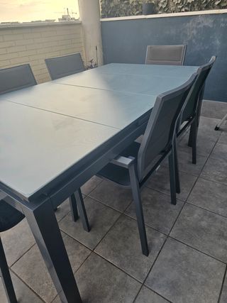 Mesa y silla 6 modelo Odissea