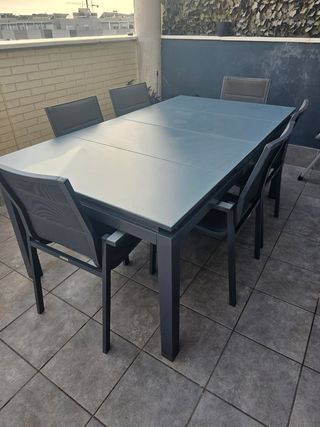 Mesa y silla 6 modelo Odissea