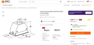 Campana extractora cata