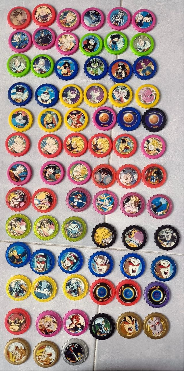 LOTE 72 UND Tazos Dragon Ball