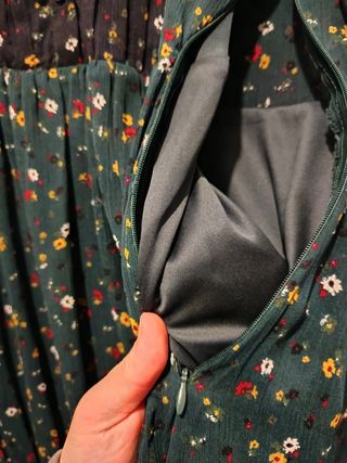 Vestido camisero flores Talla M