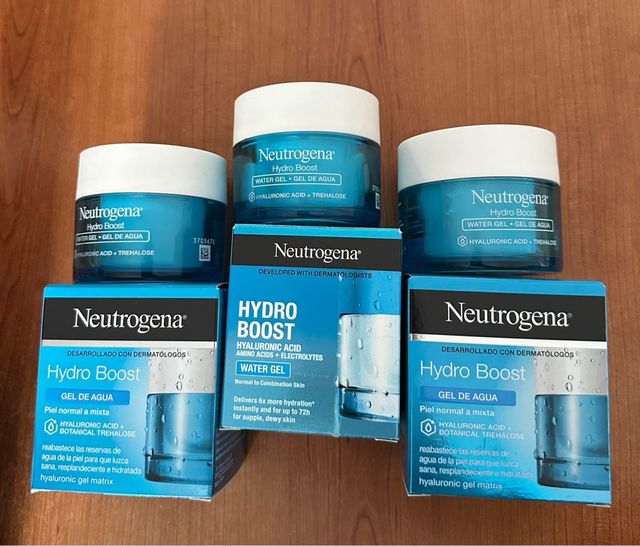 Envases vacíos crema Hidro Boost Neutrogena