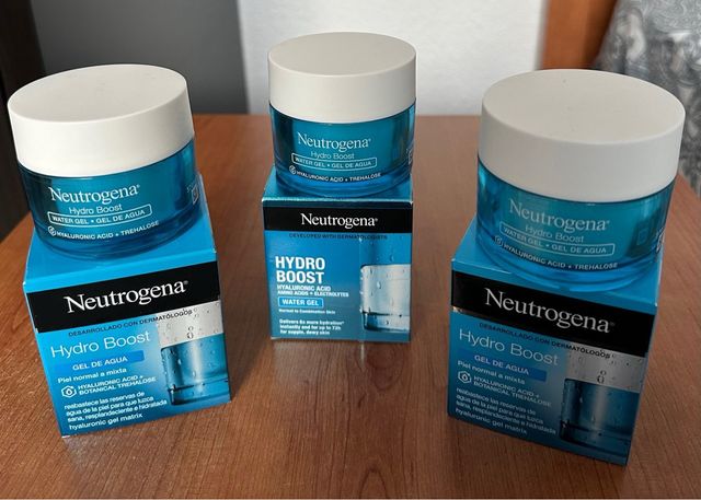 Envases vacíos crema Hidro Boost Neutrogena