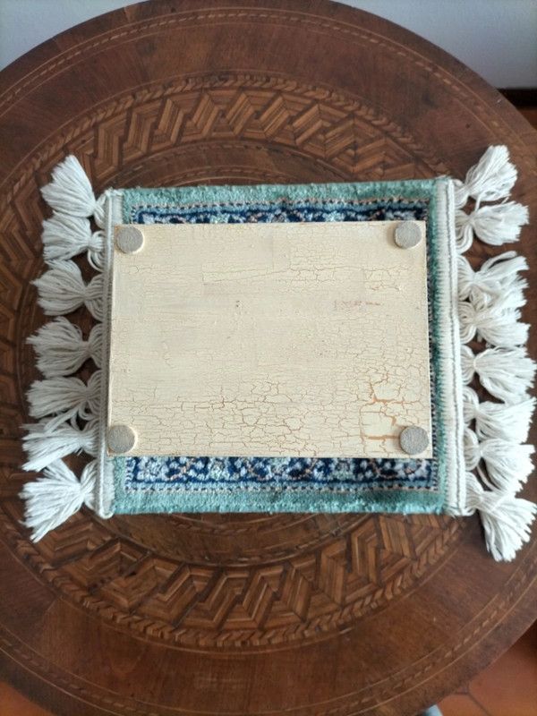 Portagioie con motivo "Rose e Farfalle"