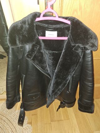 Cazadora biker doble faz