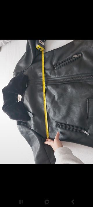Cazadora biker doble faz