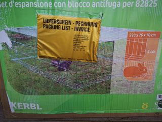 Estructura para jaula 230x76x70