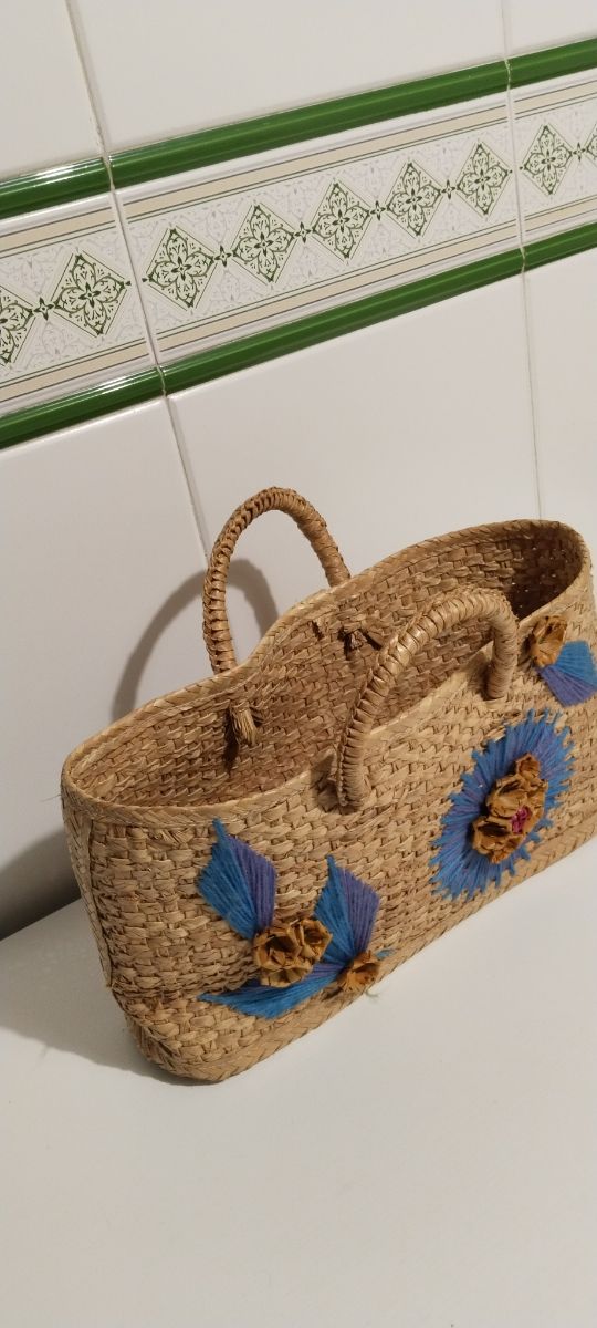 Bolso vintage fibra vegetal