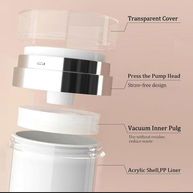 Tres tarros para cremas