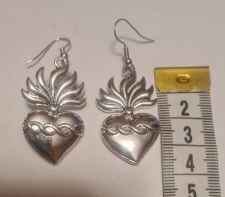 Orecchini cuore sacro