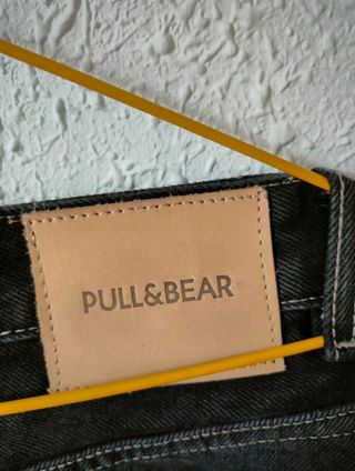 Minifalda vaquera negra Pull&Bear