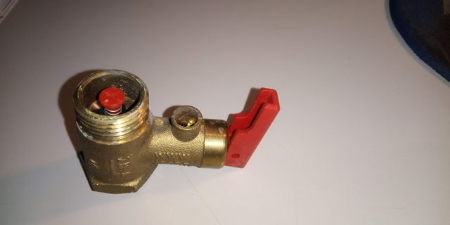 Valvola per scaldabagno