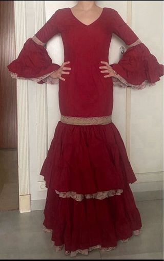 Traje de Flamenca/ Vestido de Gitana Talla 36