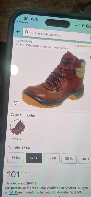 botas de seguridad