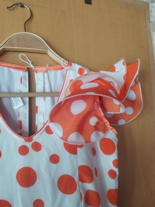 Vestido de sevillana flamenca