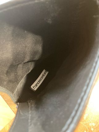 Stivaletti in camoscio e pelle. Francesco Milano