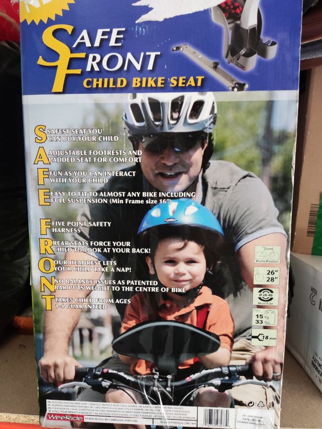 Weeride silla infantil bicicleta 