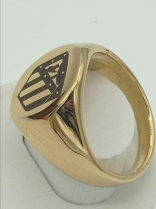 Anillo sello Oro Gold Filled escudo Atlético Madri