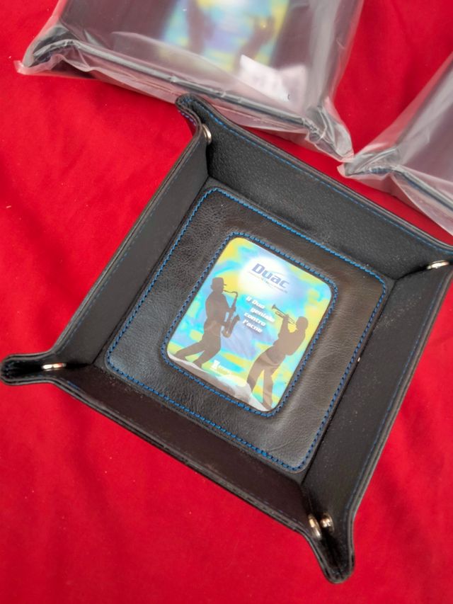 3 svuota tasche pubblicitari in pelle